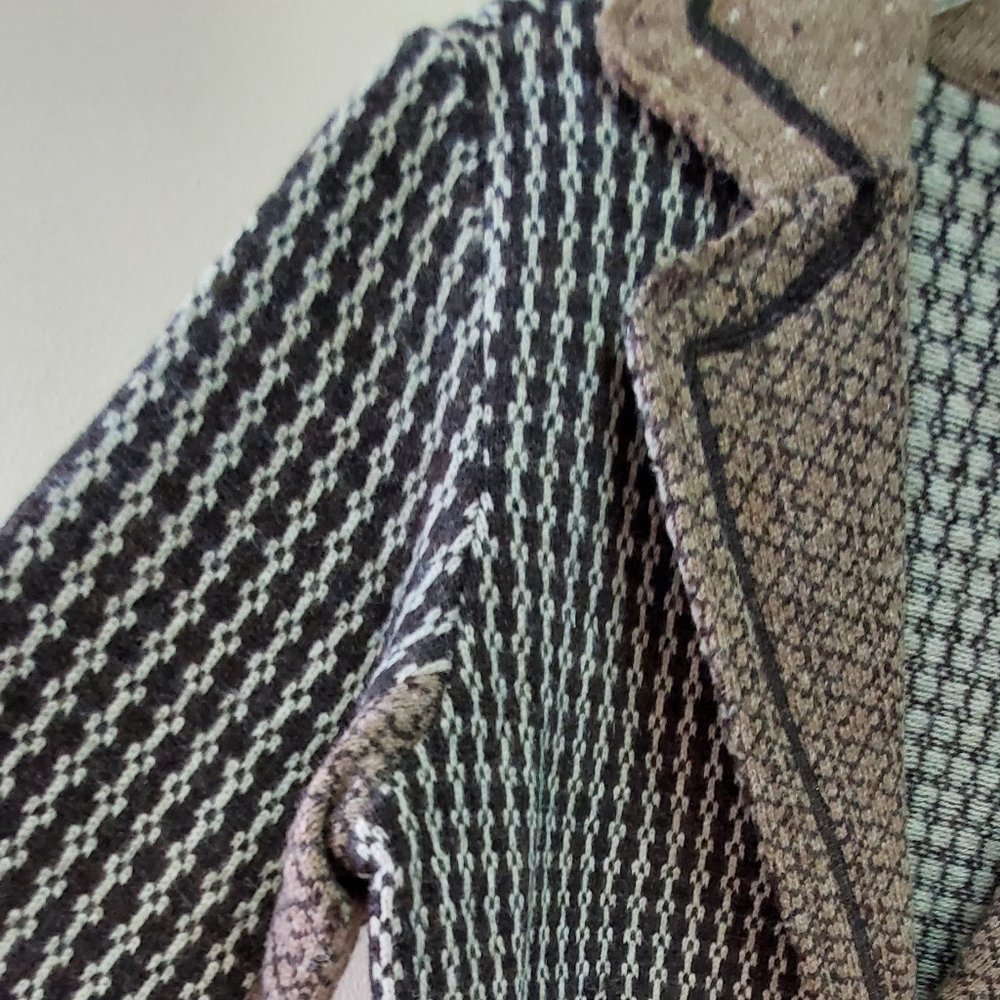 Nine West Lambs Wool Patch Pattern Jacket - image 6